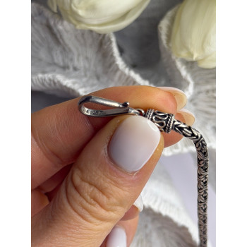 Vintage Indonesia BA 925 Sterling Silver Chain Necklace