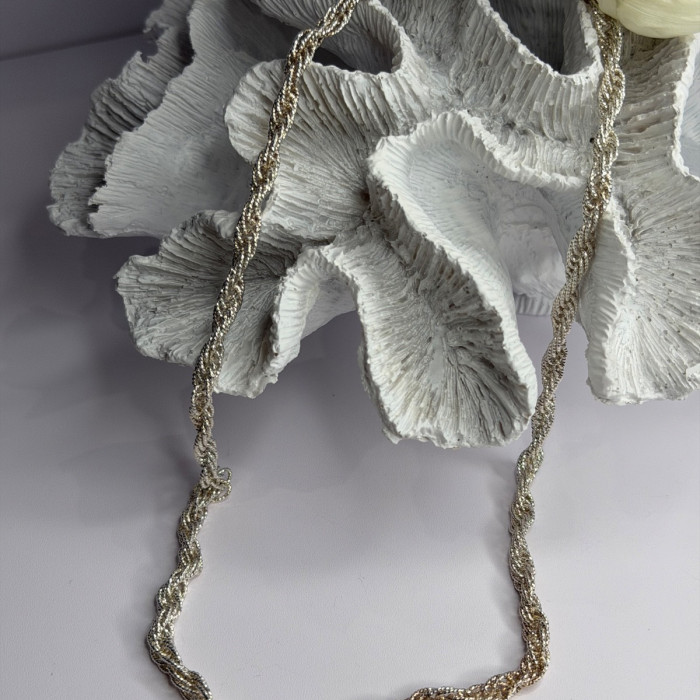 Beautiful Italy Milor 925 Sterling Silver Chain Necklace Length 20 in