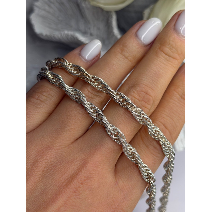 Beautiful Italy Milor 925 Sterling Silver Chain Necklace Length 20 in