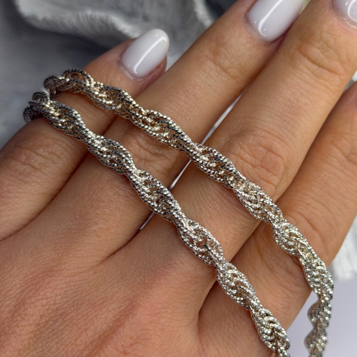 Beautiful Italy Milor 925 Sterling Silver Chain Necklace Length 20 in