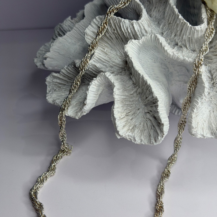 Beautiful Italy Milor 925 Sterling Silver Chain Necklace Length 20 in