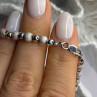 Beautiful Italy Milor 925 Sterling Silver Necklace Length 18 in