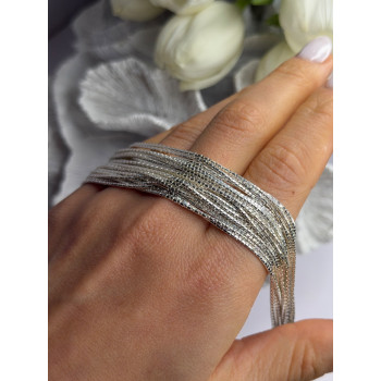 24 Chains Italy Milor 925 Sterling Silver Necklace