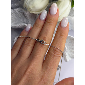 Vintage 925 Sterling Silver Scrip Letter G Necklace Length 16 in