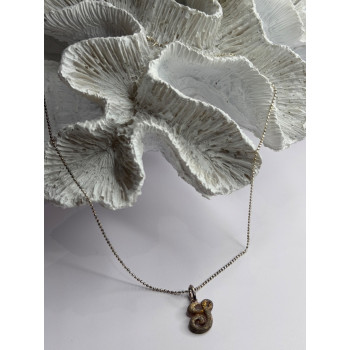 Vintage 925 Sterling Silver Scrip Letter G Necklace Length 16 in