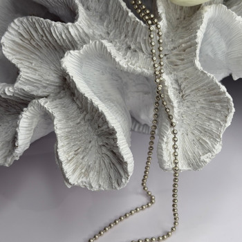 Arrack Lilly 925 Sterling Silver Peridot 2 Chain Necklace