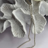 Arrack Lilly 925 Sterling Silver Peridot 2 Chain Necklace