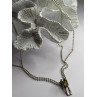 Arrack Lilly 925 Sterling Silver Peridot 2 Chain Necklace