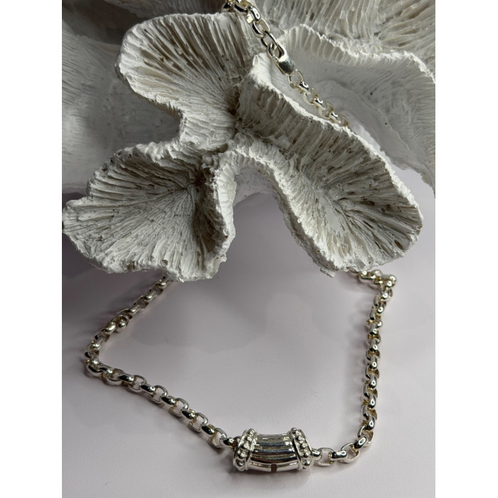 Prochain 925 Sterling Silver Charm Necklace Length 18 in