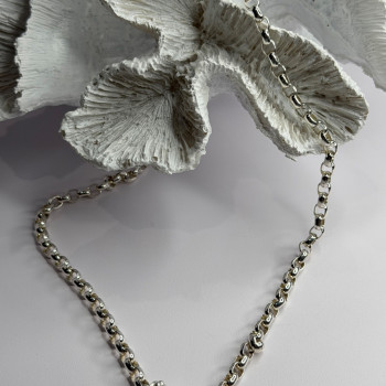 Prochain 925 Sterling Silver Charm Necklace Length 18 in