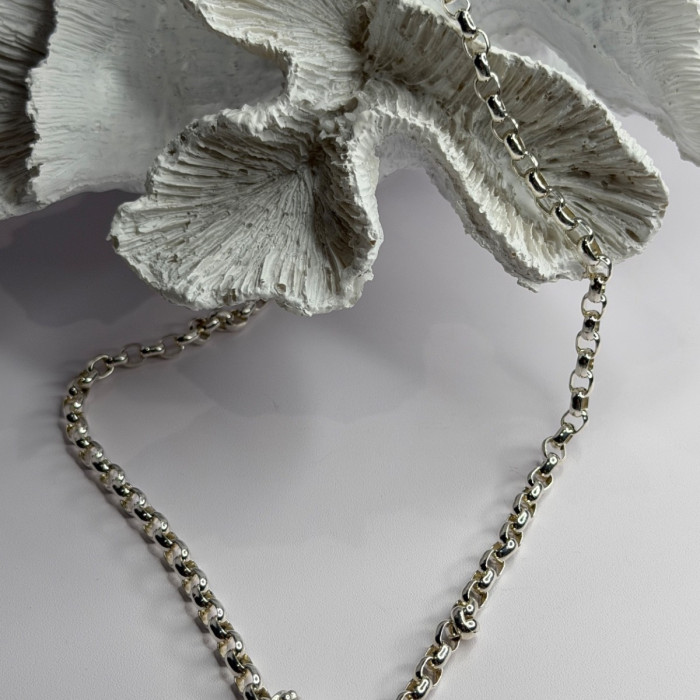 Prochain 925 Sterling Silver Charm Necklace Length 18 in