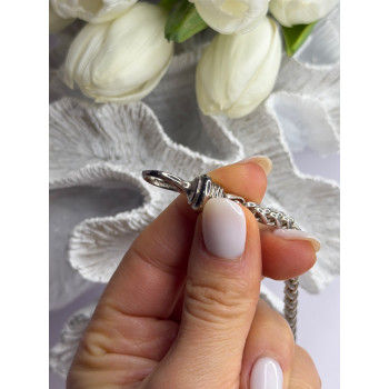 Vintage 925 Sterling Silver Chain Necklace Length 18 in