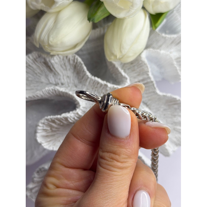 Vintage 925 Sterling Silver Chain Necklace Length 18 in