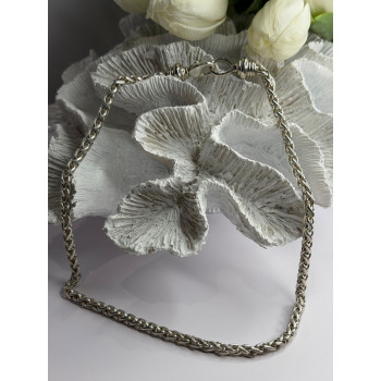 Vintage 925 Sterling Silver Chain Necklace Length 18 in