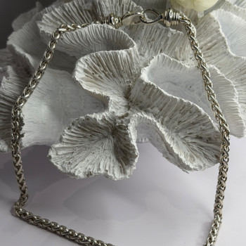 Vintage 925 Sterling Silver Chain Necklace Length 18 in