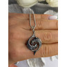 925 Sterling Silver Pisces Zodiac Necklace Length 20 in