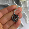 925 Sterling Silver Pisces Zodiac Necklace Length 20 in