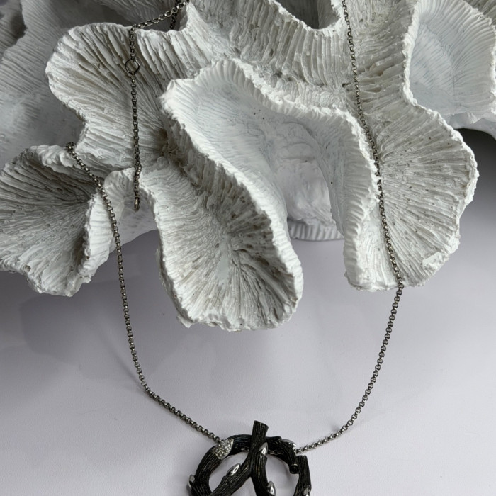 Dweck Diamonds 925 Sterling Silver Diamonds Necklace