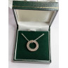 I am of Ireland 925 Sterling Silver Necklace Length 18 in