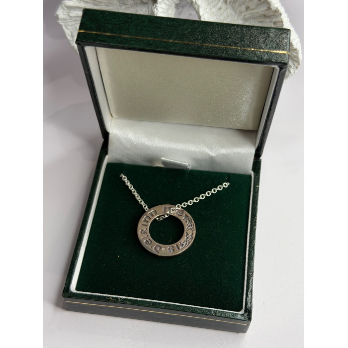 I am of Ireland 925 Sterling Silver Necklace Length 18 in