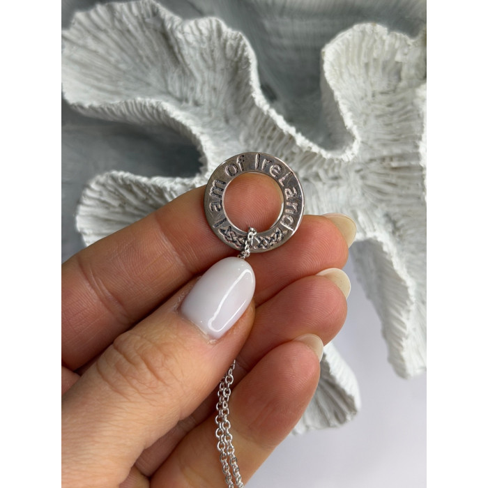 I am of Ireland 925 Sterling Silver Necklace Length 18 in