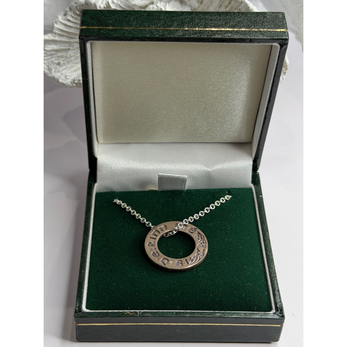 I am of Ireland 925 Sterling Silver Necklace Length 18 in