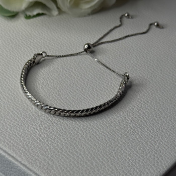 Classy Sizable 925 Sterling Silver Bracelet