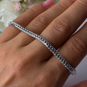 Classy Sizable 925 Sterling Silver Bracelet