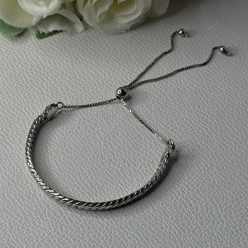 Classy Sizable 925 Sterling Silver Bracelet