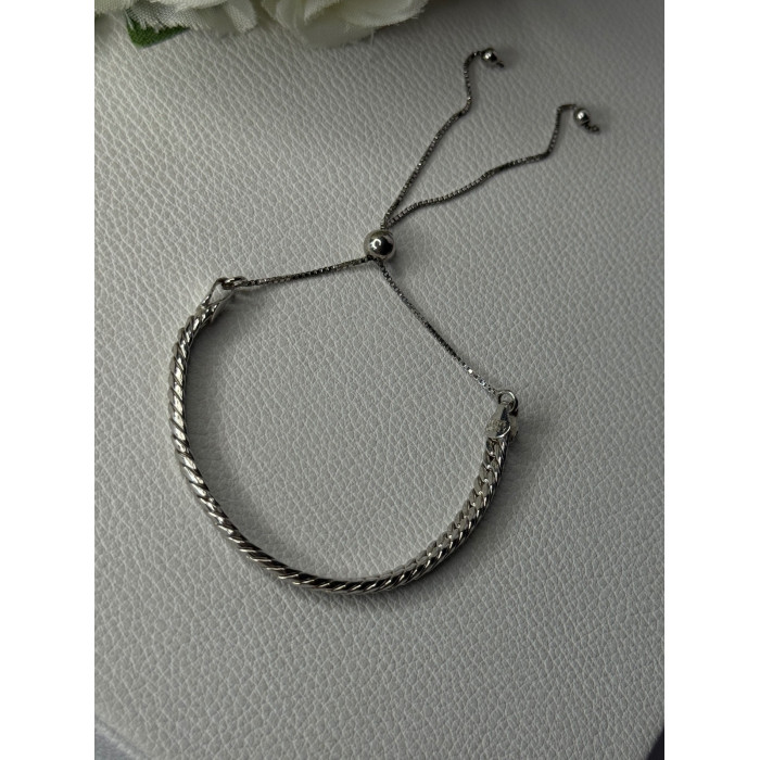Classy Sizable 925 Sterling Silver Bracelet