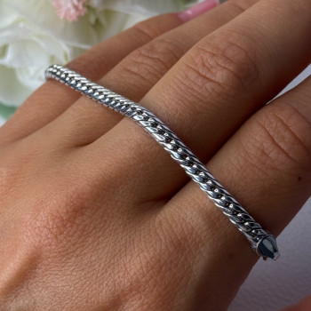 Classy Sizable 925 Sterling Silver Bracelet