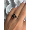 Vintage 925 Sterling Silver Garnet Ring Size 7