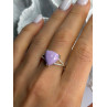 Djoy 925 Sterling Silver Lavender Jade Ring Size 10