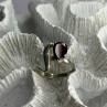 925 Sterling Silver Garnet Ring Size 8.5