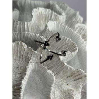 TJC 925 Sterling Silver Spinel Ring Size 10