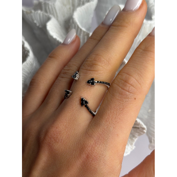 TJC 925 Sterling Silver Spinel Ring Size 10