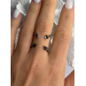 TJC 925 Sterling Silver Spinel Ring Size 10