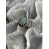925 Sterling Silver Jadeite Ring Size 9