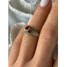 Vintage 925 Sterling Silver Garnet & Marcasite Ring Size 6