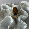 925 Sterling Silver Tigers Eye Ring Size 7