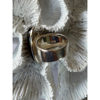 925 Sterling Silver Tigers Eye Ring Size 7