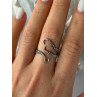 Adjustable Octopus Tentacle Wrap 925 Sterling Silver Ring Size 9