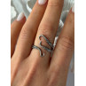 Adjustable Octopus Tentacle Wrap 925 Sterling Silver Ring Size 9