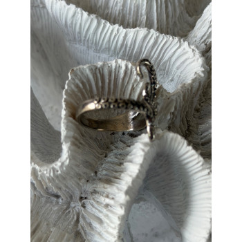 Adjustable Octopus Tentacle Wrap 925 Sterling Silver Ring Size 9