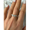925 Sterling Silver Angel Wings Cz Ring Size 9