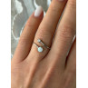Adjustable 925 Sterling Silver Opal & Beryl Ring