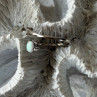 Adjustable 925 Sterling Silver Opal & Beryl Ring