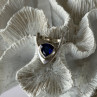 Handmade Custom 925 Sterling Silver Sapphire Ring Size 7.5