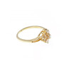 14K YELLOW GOLD SAPPHIRE & DIAMONDS RING SIZE 7.25