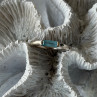 925 Sterling Silver Blue Topaz Ring Size 5.5